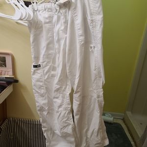 Koi white scrub bottoms